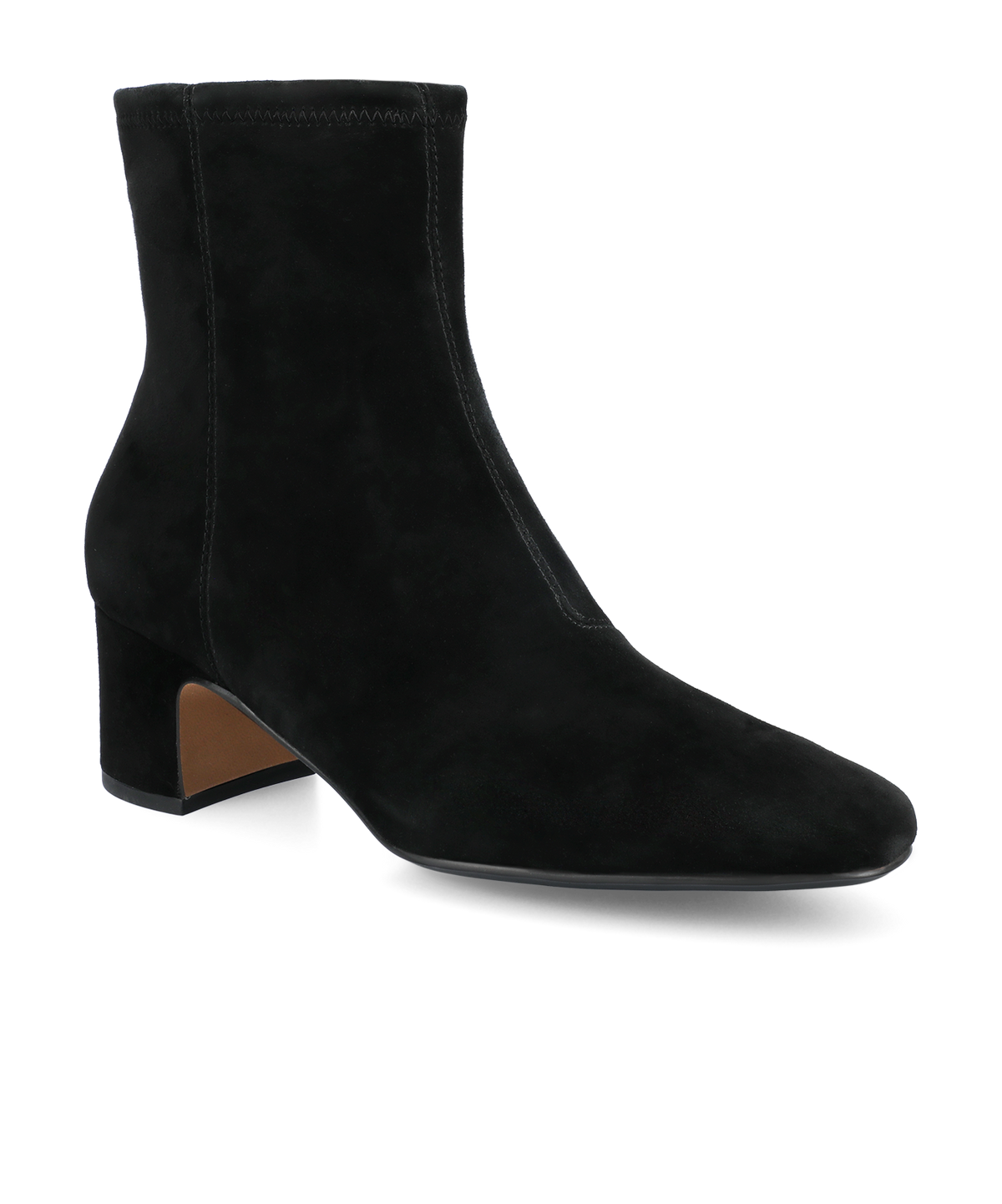 The Starling 50 Bootie - Black Stretch Suede