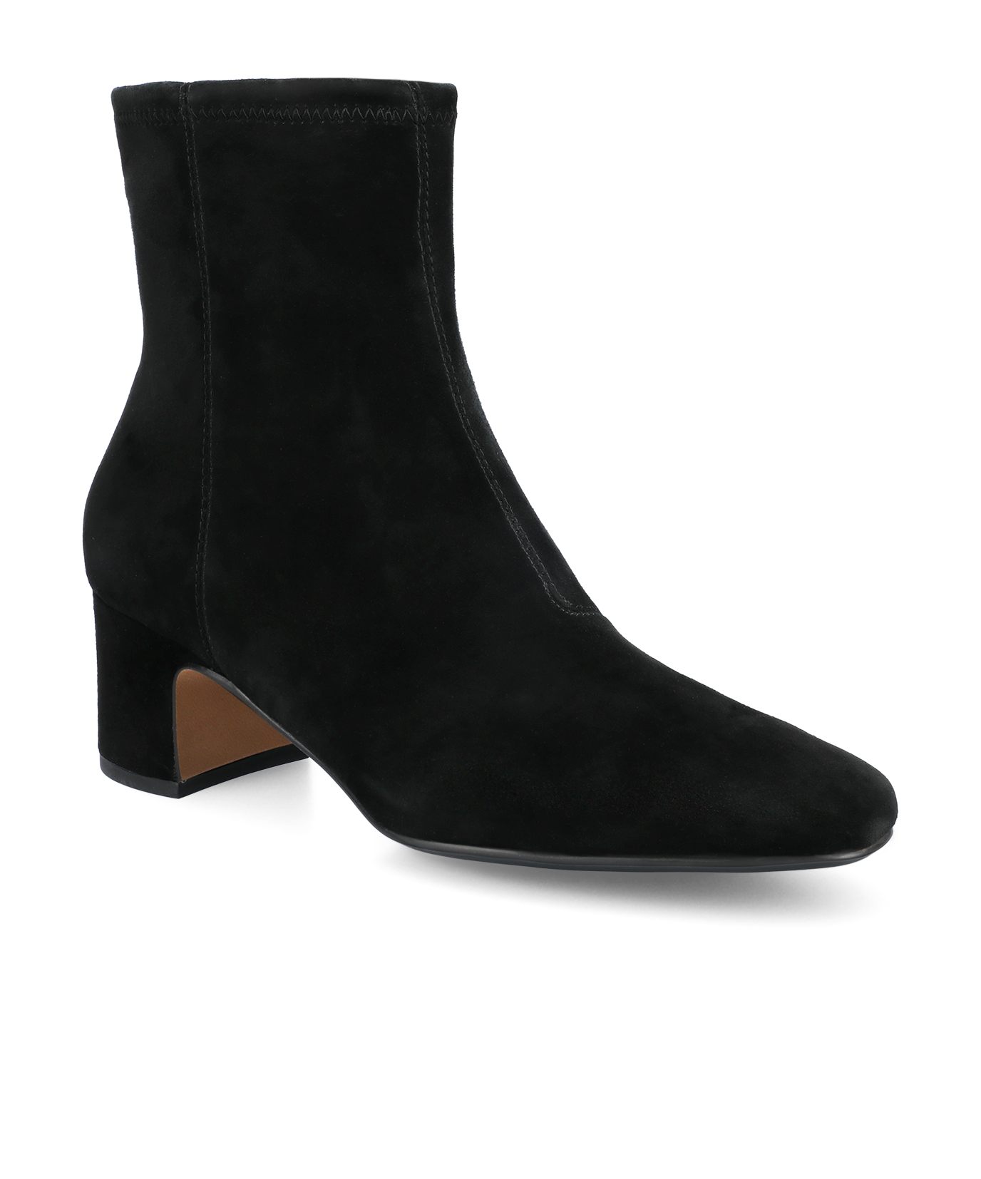 The Starling 50 Bootie - Black Stretch Suede