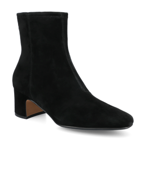 The Starling 50 Bootie - Black Stretch Suede