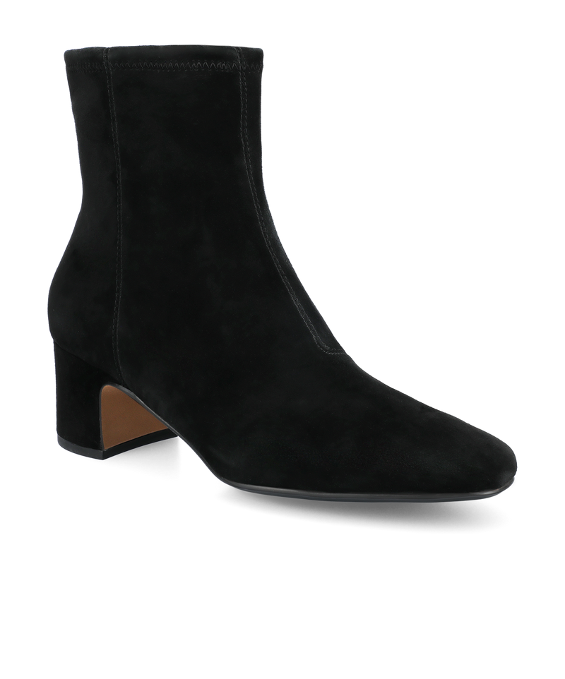 The Starling 50 Bootie - Black Stretch Suede