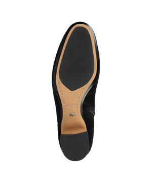 The Starling 50 Bootie - Black Stretch Suede