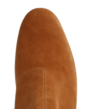 The Starling 50 Bootie - Tan Stretch Suede