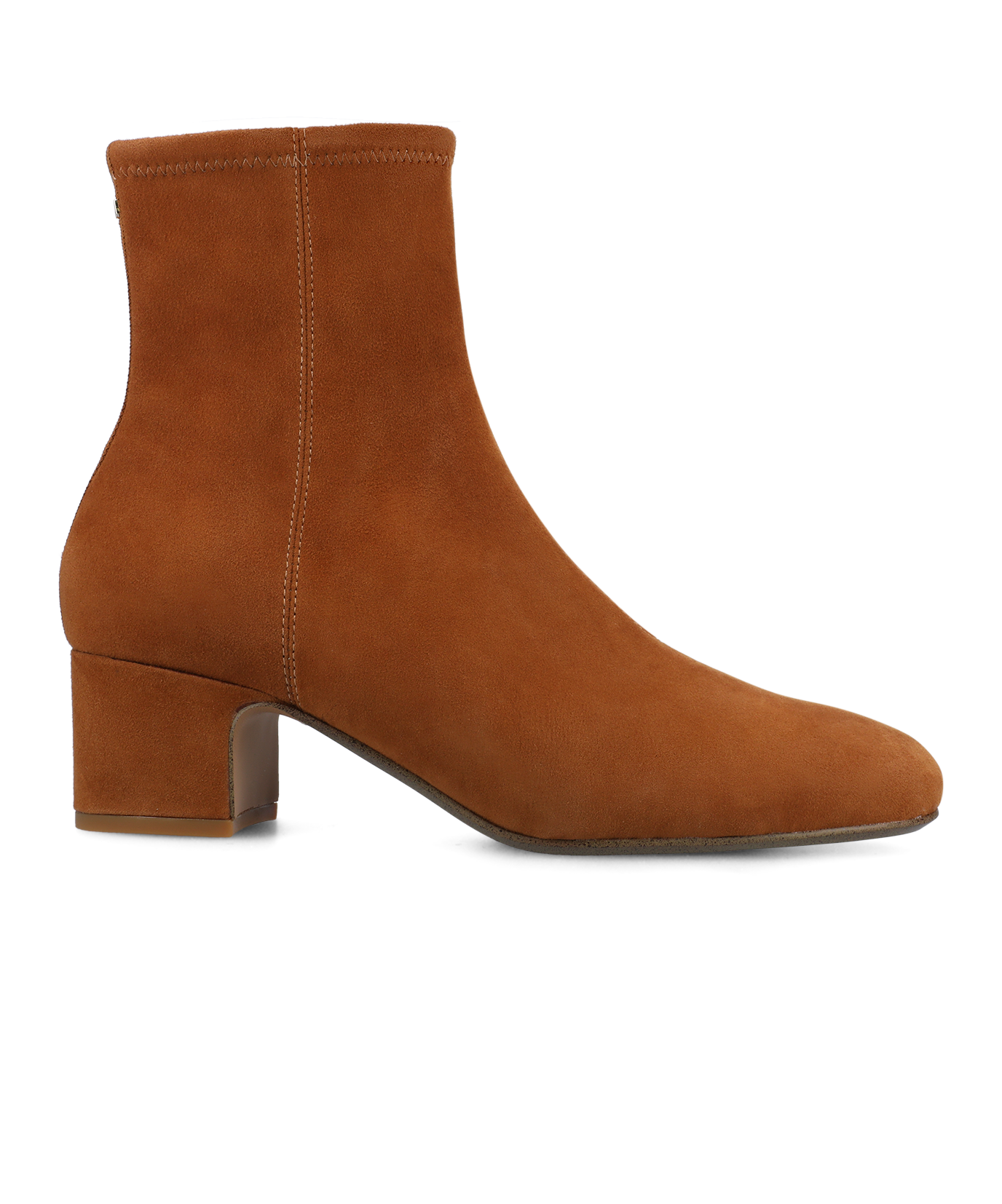 The Starling 50 Bootie - Tan Stretch Suede