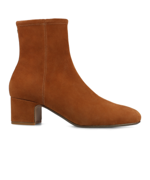 The Starling 50 Bootie - Tan Stretch Suede