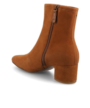 The Starling 50 Bootie - Tan Stretch Suede