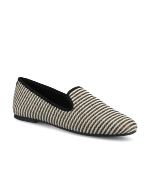 The Starling - Black/Off White Two Tone Raffia