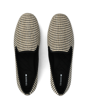 The Starling - Black/Off White Two Tone Raffia
