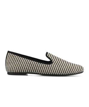 The Starling - Black/Off White Two Tone Raffia