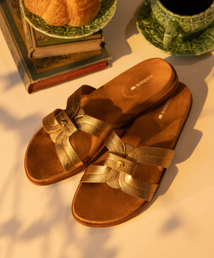 The Sunbird Icon - Gold Leather