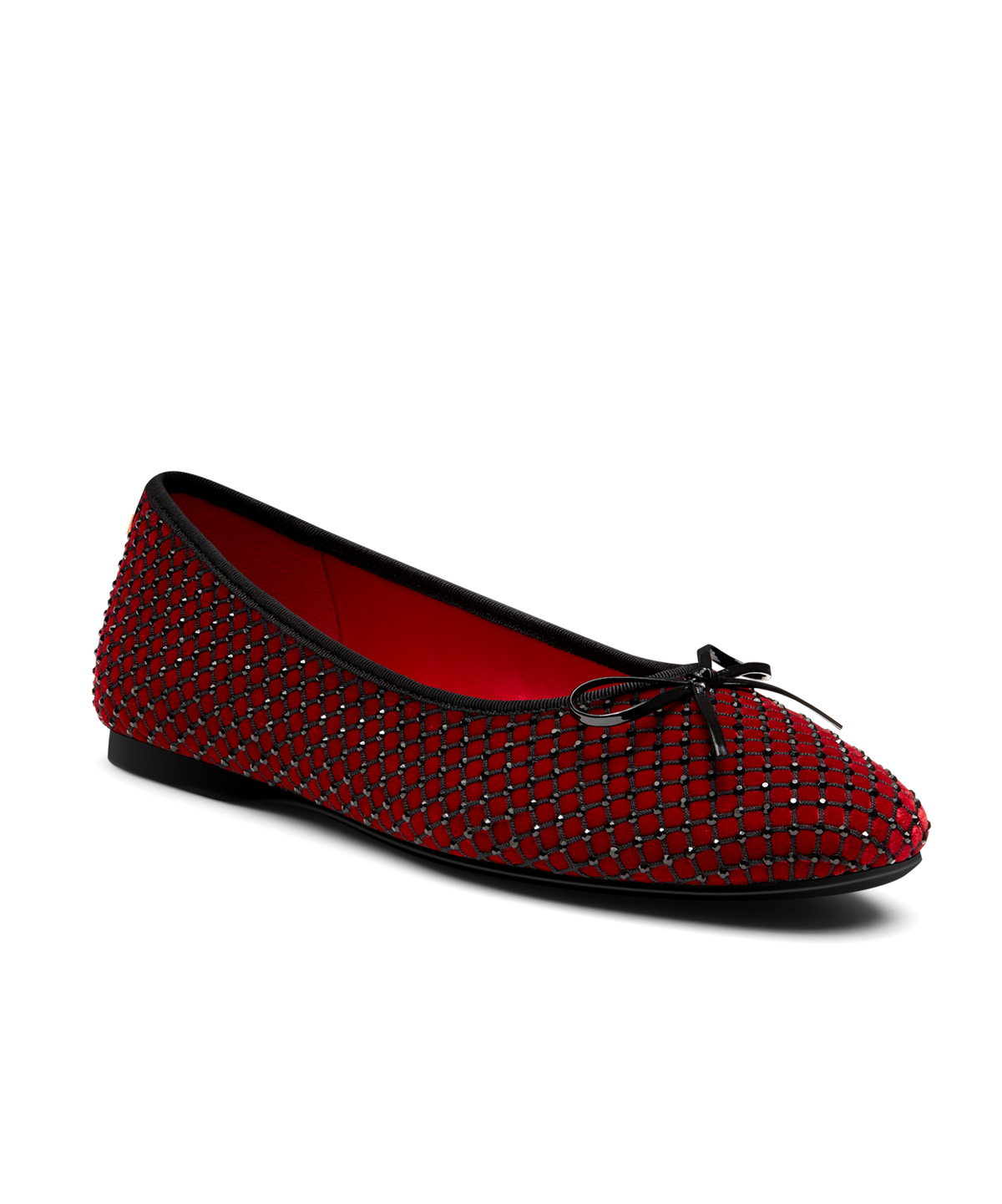 slim fit dress slacks Birdies Women's The Songbird Ballet Flat - Red - Ballerinas