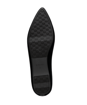 bottom view of the sparrow in black velvet