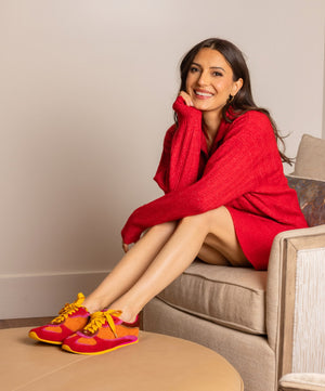 The Speedbird - Multi Burnt Orange Suede