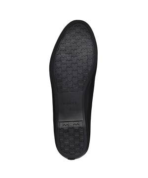 bottom view of the Starling in Jet (black) Leather