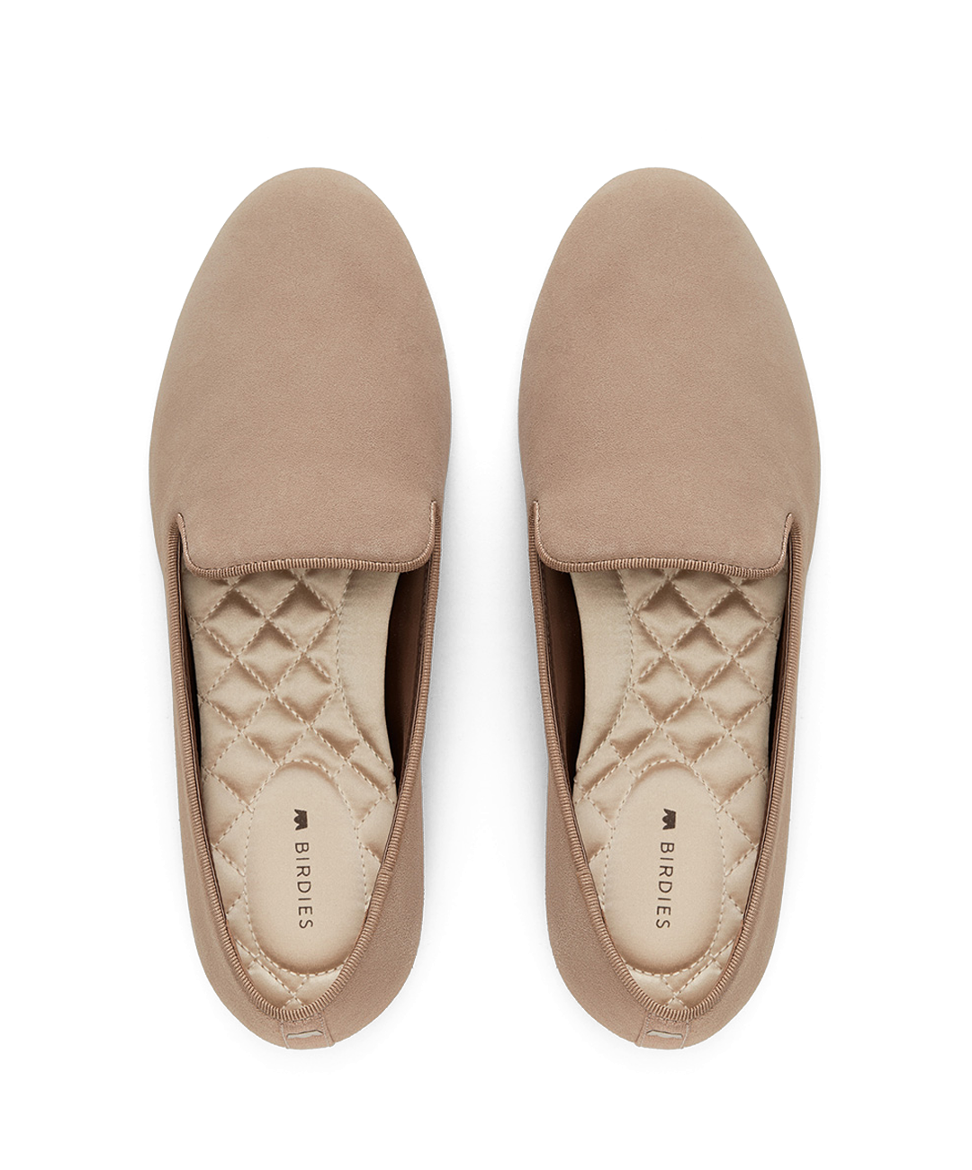 hover | top view of the Starling in Latte (beige) Suede