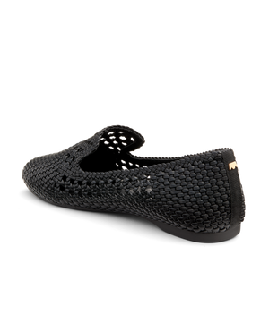 back 34/ths view of the Starling in Black Woven