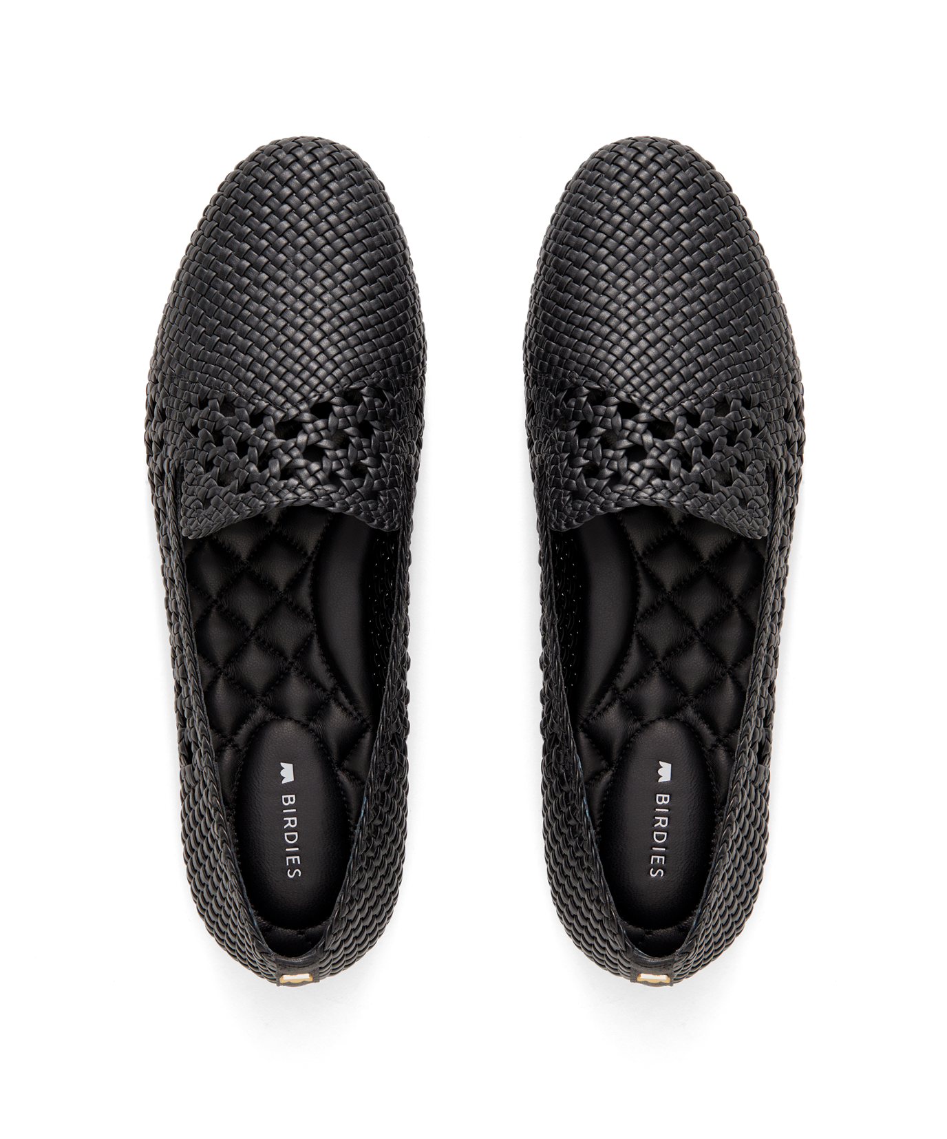 top view of the Starling in Black Woven