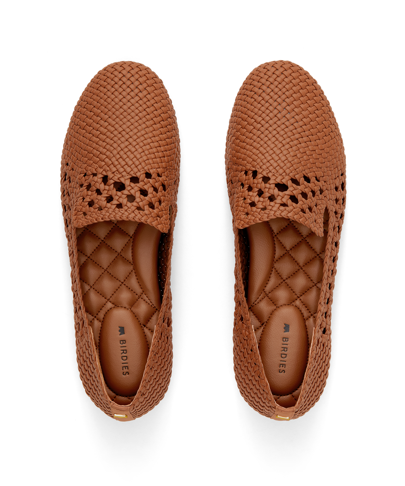hover | top view of the Starling in Cognac (brown) Woven