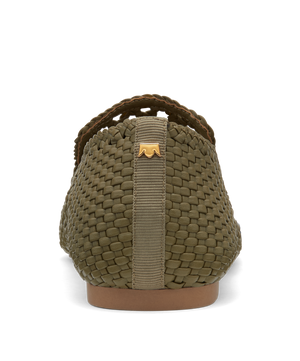 back view of the Starling in Olive Woven