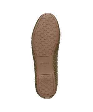 bottom view of the Starling in Olive Woven