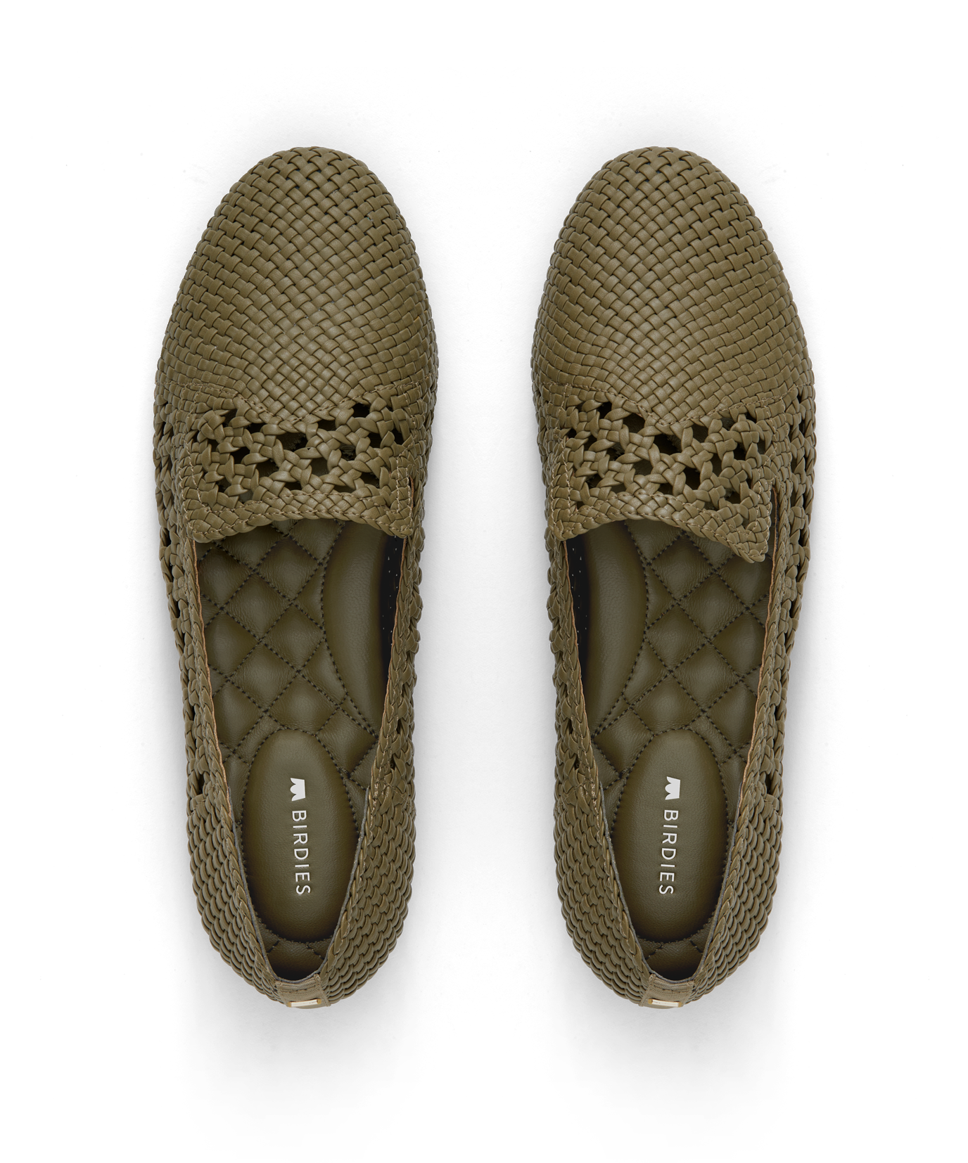 hover | top view of the Starling in Olive Woven