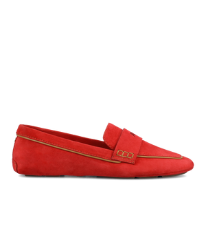 The Vesper Driver - Red Suede