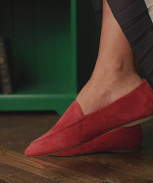 The Vesper - Brick Suede